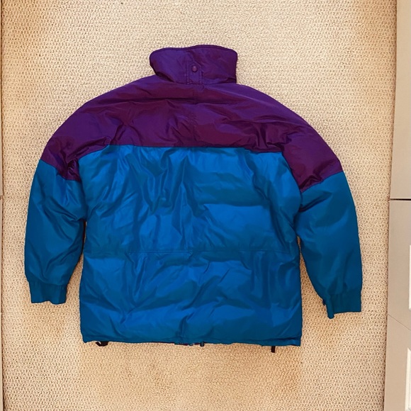 Columbia Vintage Reversible Puffer Jacket. Women’s Large - Picture 4 of 7